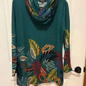 Papa Vancouver Tunic Sweater with Infinity Scarf Size L